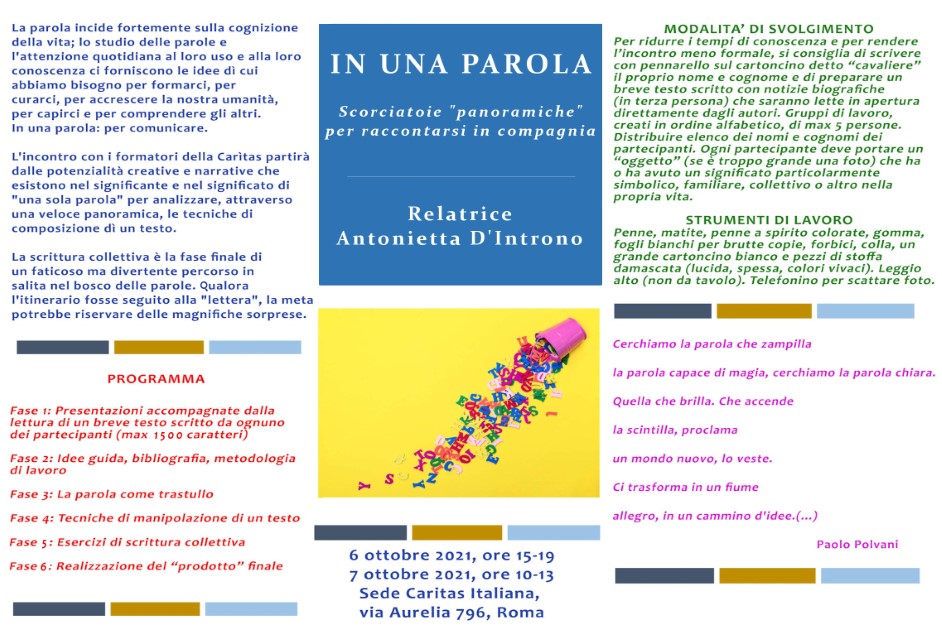 in una parola