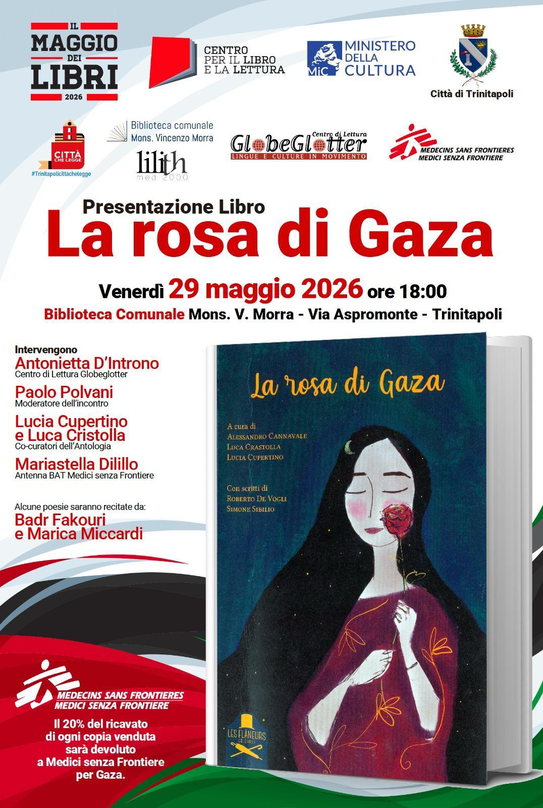 Presentazione del libro La rosa di Gaza
